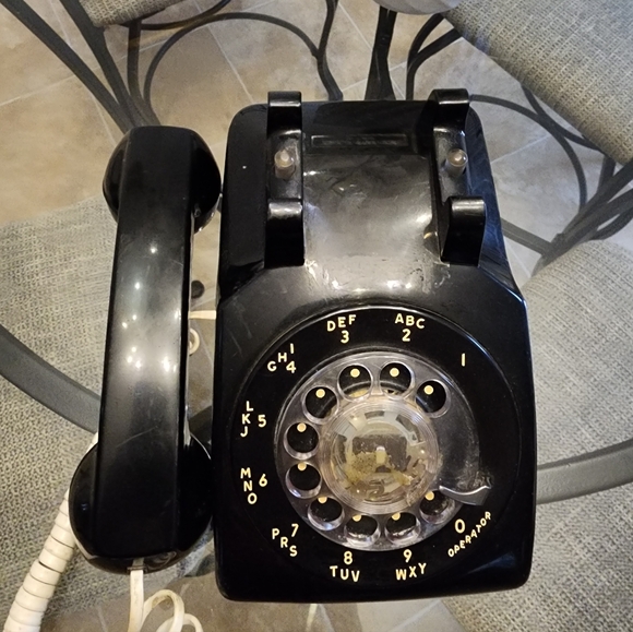 Vintage Stromberg Carlson Rotary Telephone Black Phone - Picture 7 of 11